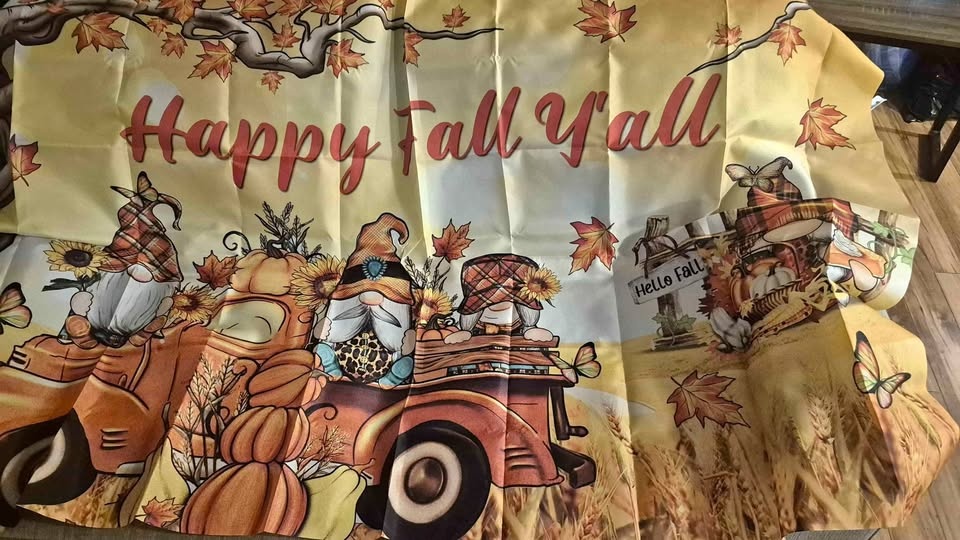 Dwarf bday banner autumn