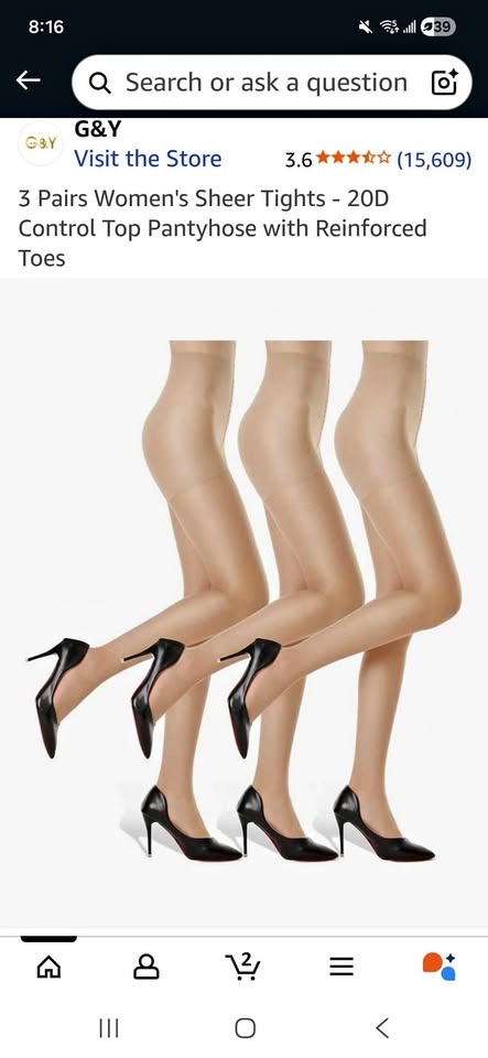Pantyhose 6 pairs XL or Medium for $10