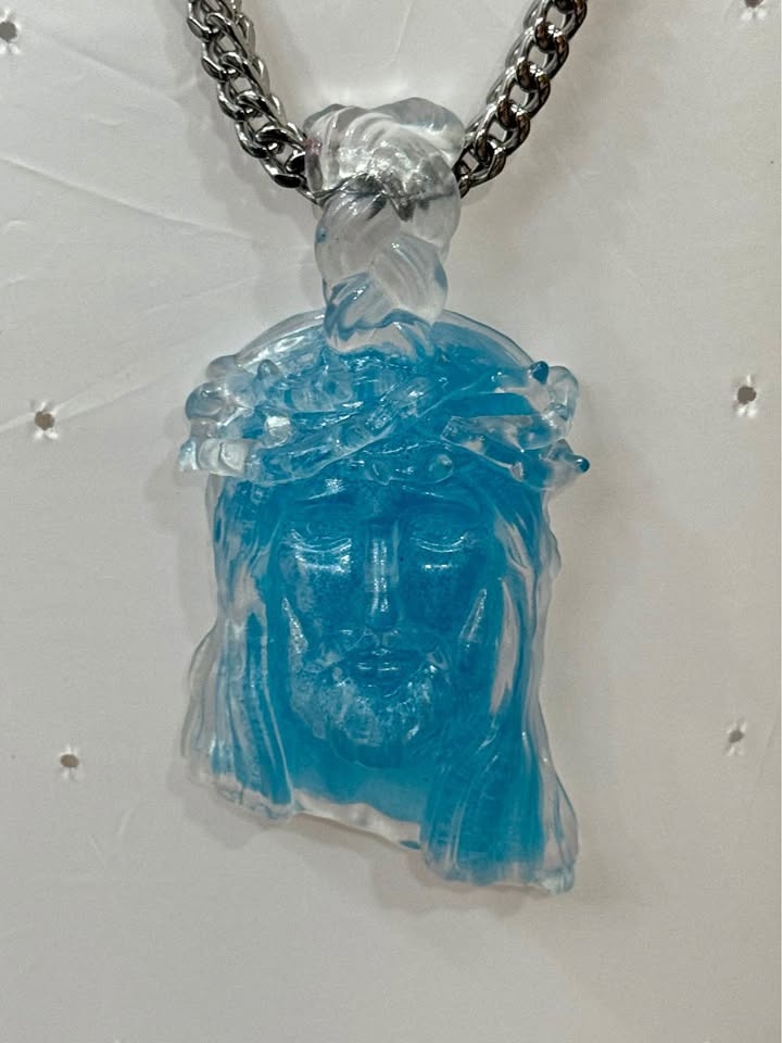 Glow in the dark Jesus Pendants by Kristopher Kites