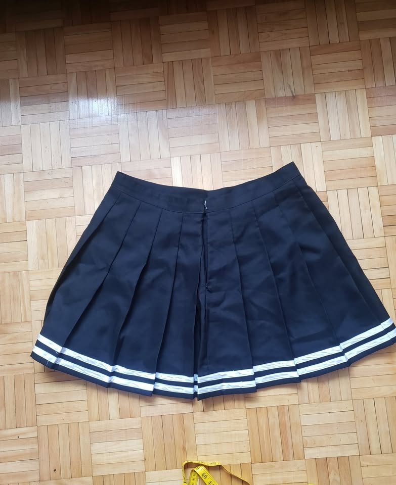 Glitters for Dinner Tennis Cheer Skirt Black and White 3XL - photo 2
