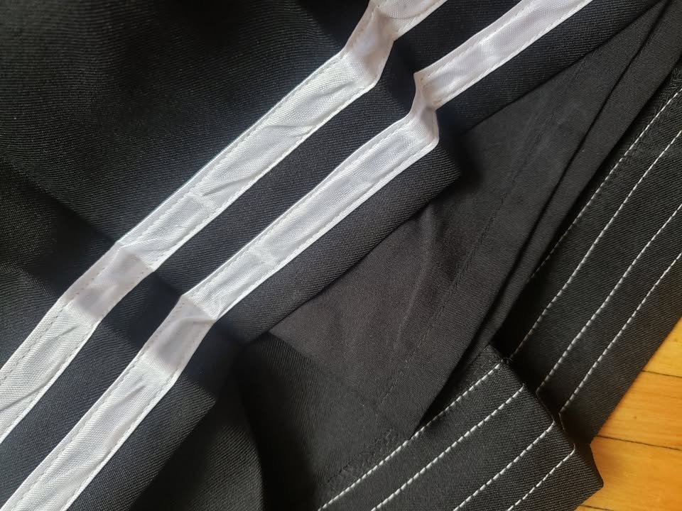 Glitters for Dinner Tennis Cheer Skirt Black and White 3XL - photo 4