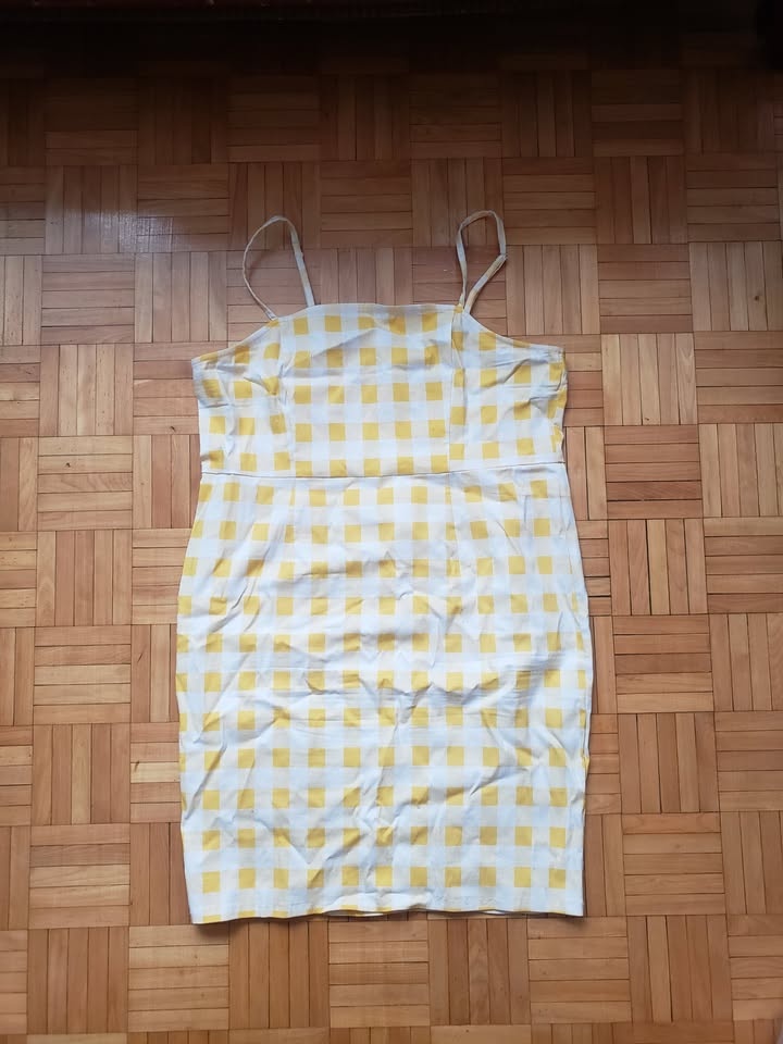 Forever 21 Plus Yellow Gingham Bodycon Dress 2XL - photo 2