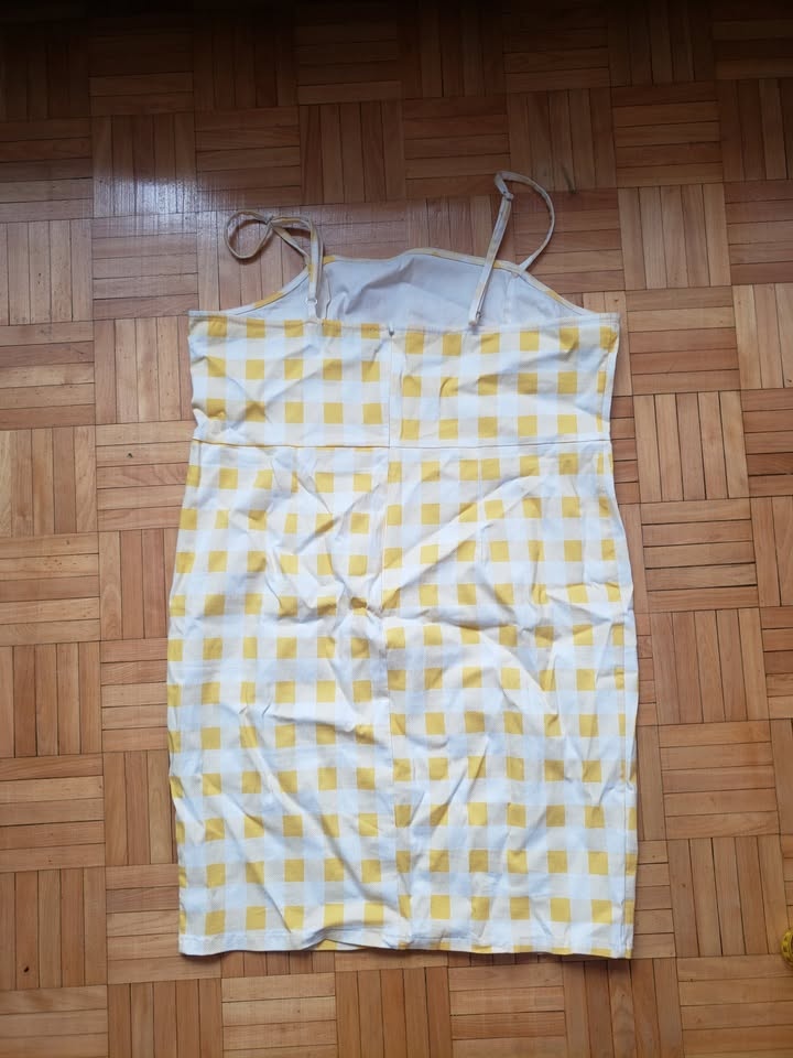 Forever 21 Plus Yellow Gingham Bodycon Dress 2XL - photo 3