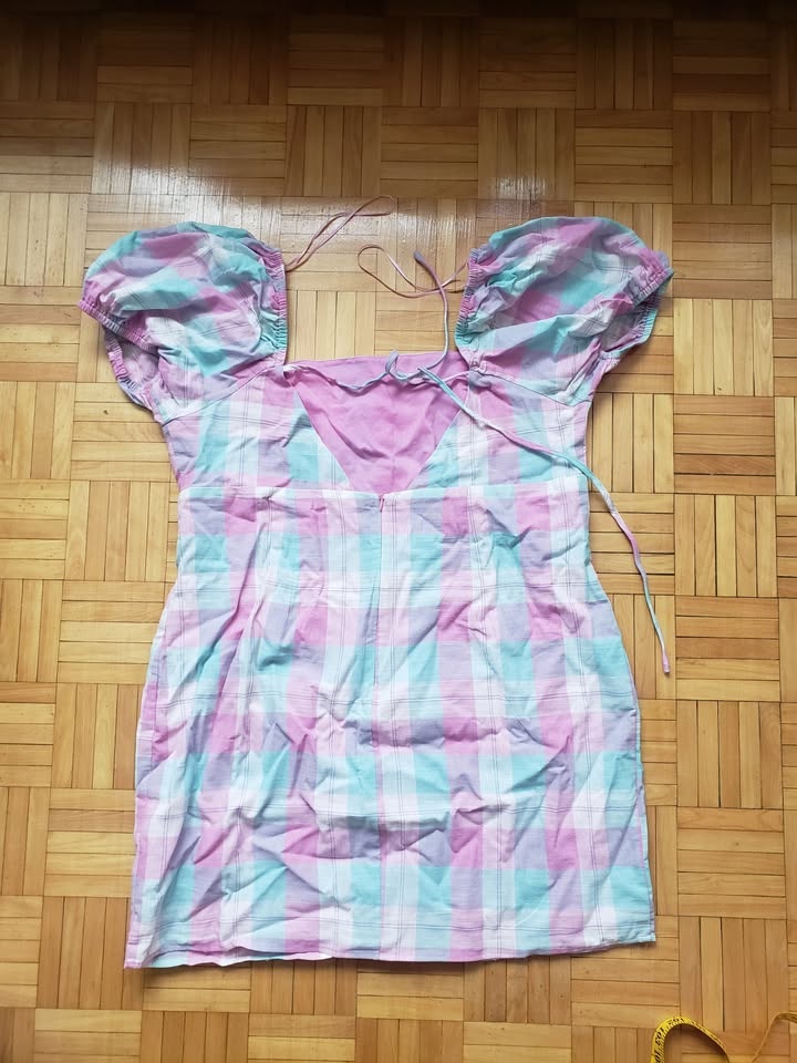 Fashion Nova Pastel Plaid Mini Dress Size 1X 2020 - photo 4