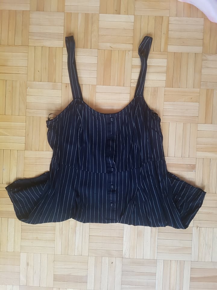 Forever 21 Plus Pinstripe Romper 2XL - photo 3