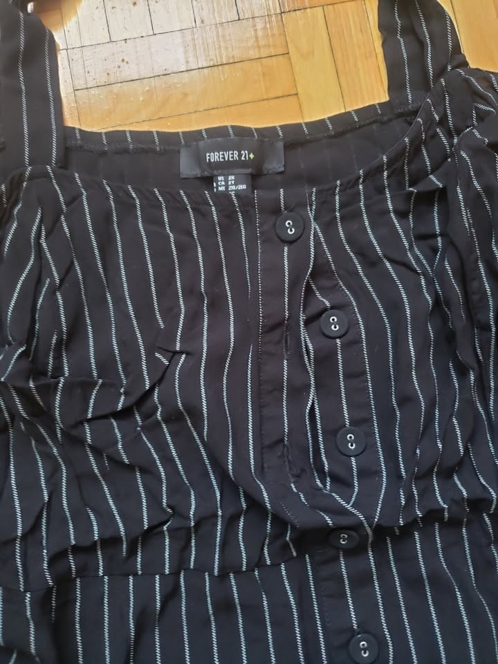 Forever 21 Plus Pinstripe Romper 2XL - photo 4