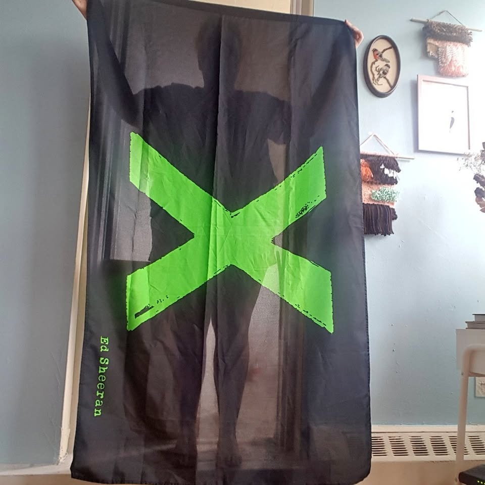 Ed Sheeran "X" Multiply Concert Banner/Flag