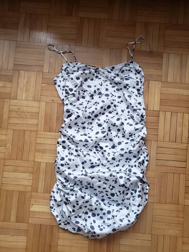 SugarThrillz Dalmatian Mini Satin Dress - Size XXL - photo 2