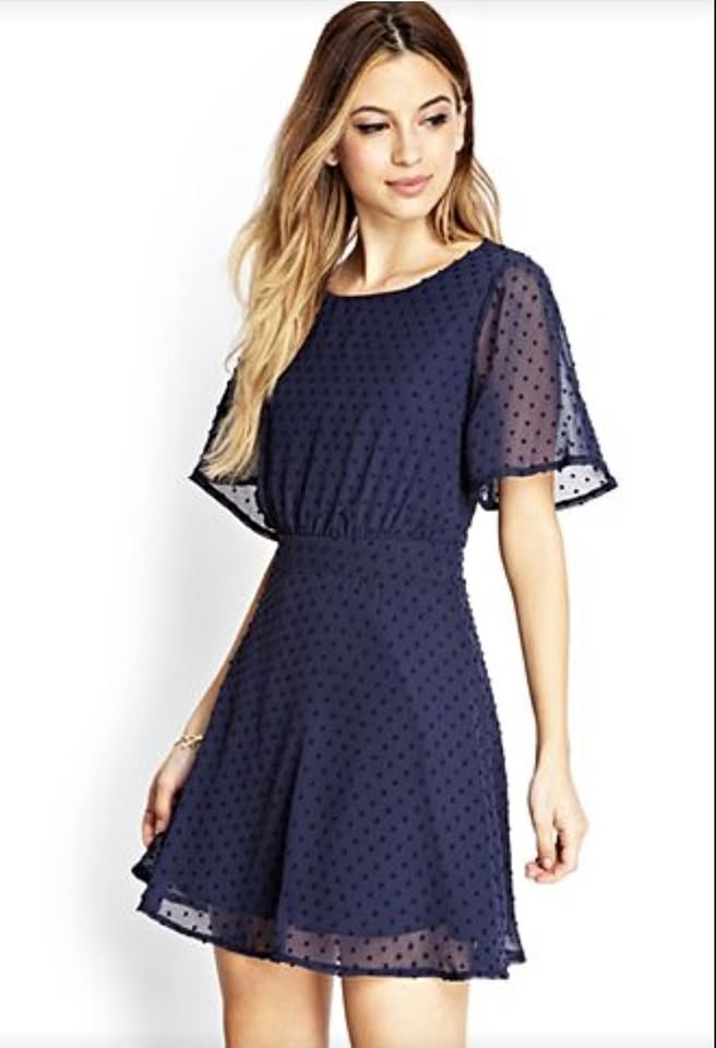 Forever21 Navy Blue Dress - New w/ Tags - Size L