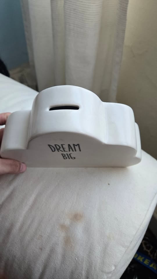 dream big white cloud coin bank - photo 2