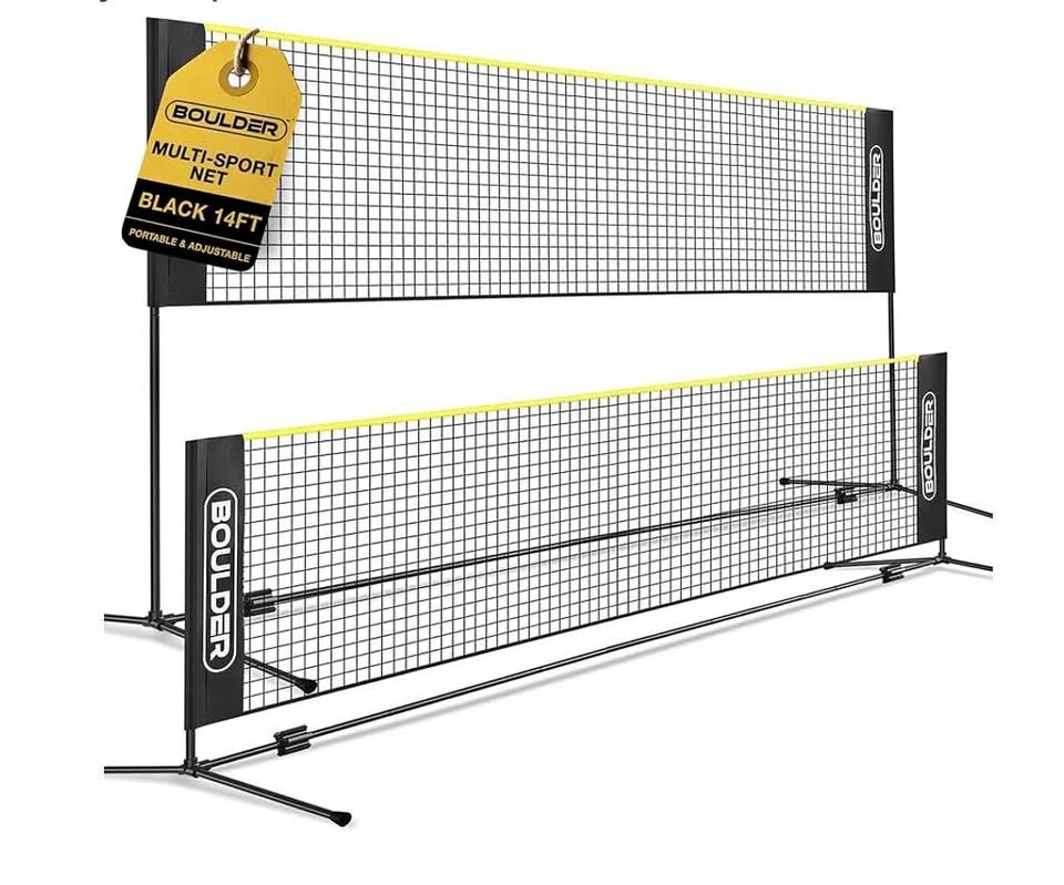 Boulder Portable Badminton Pickleball Net - 17ft