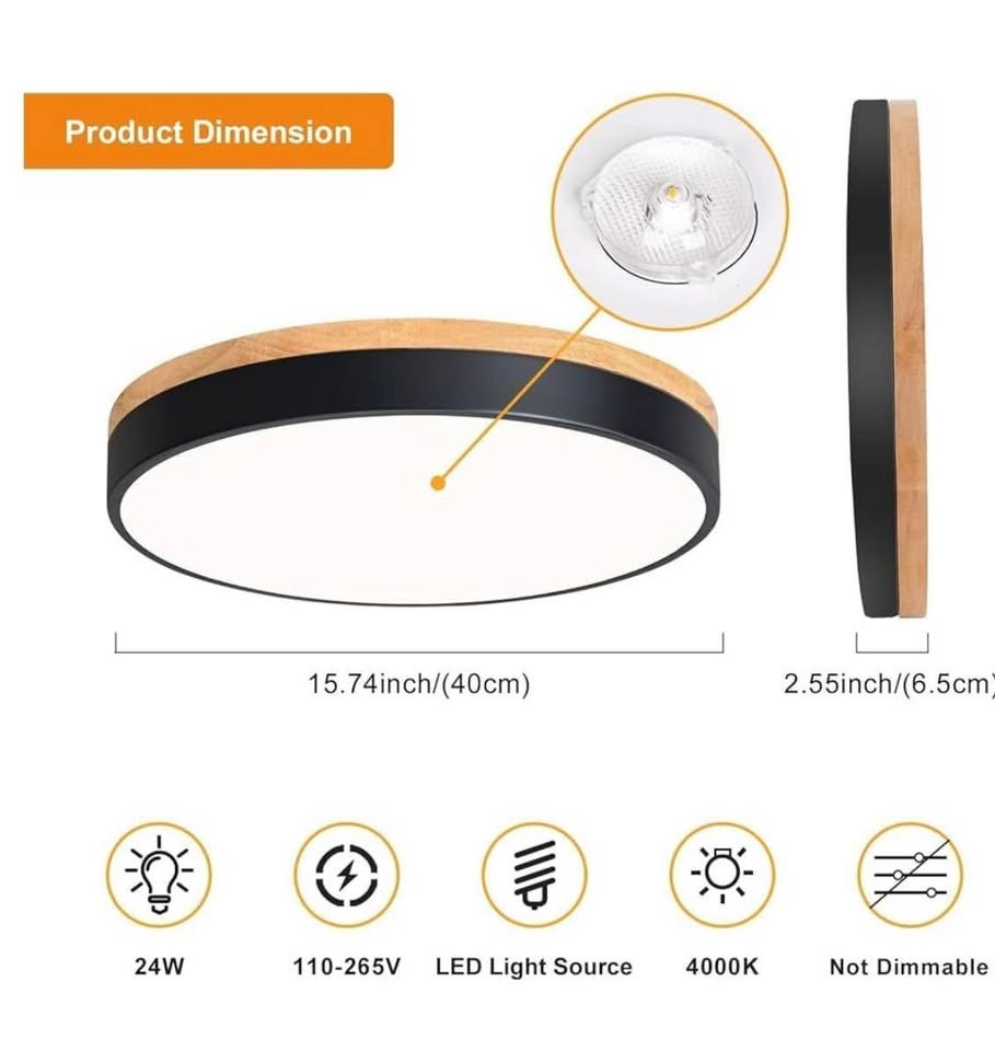 Modern ceiling light led - photo 3