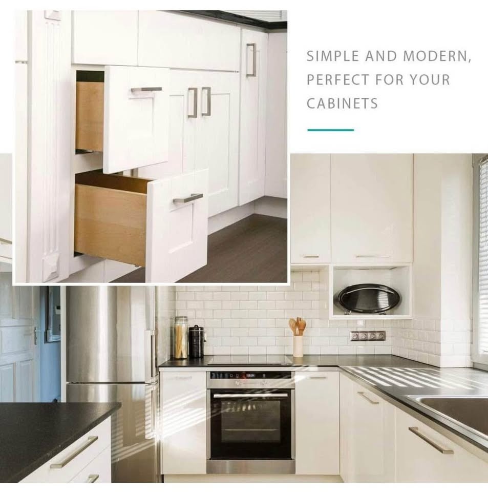 Cabinet handles 5.5” stainless steel 25 pack - photo 5