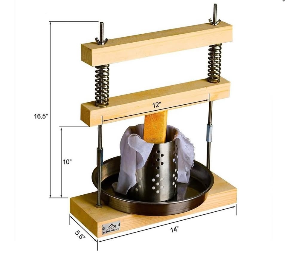 Wooden Cheese and Tofu Press - photo 3