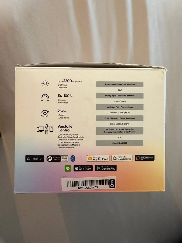 Nanoleaf Essentials Matter Smart Lightstrip Kit (5M/16.4 ft) - photo 3