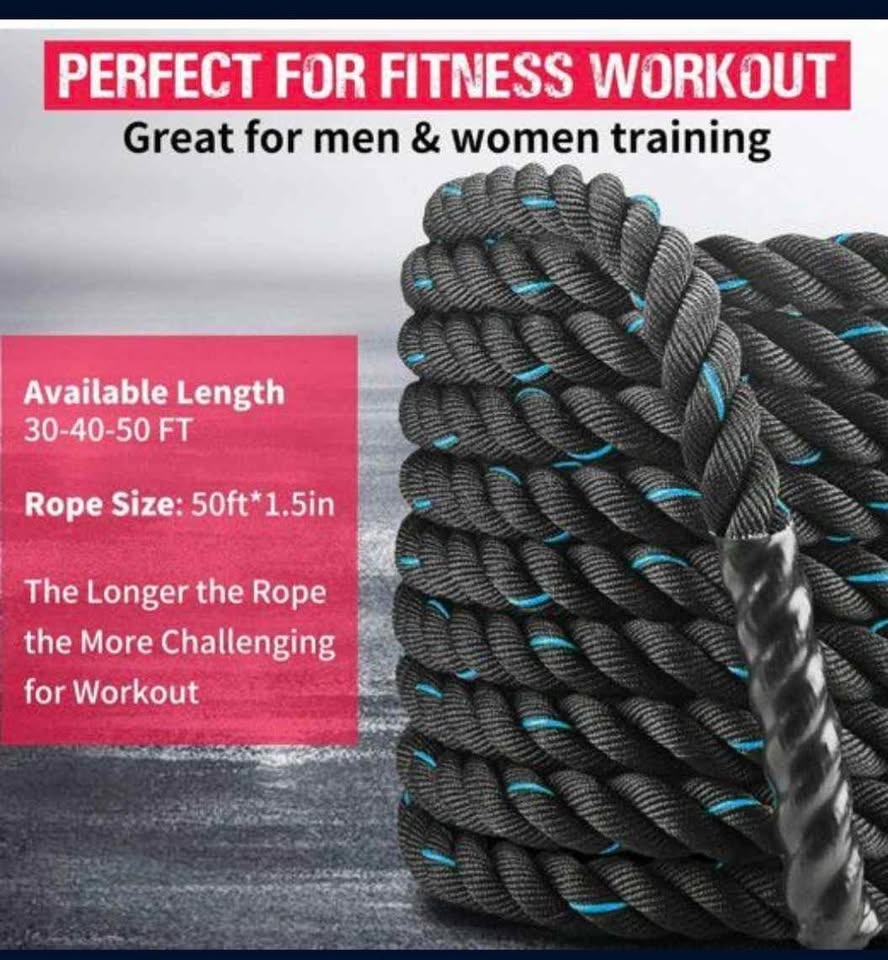 EVERYMILE BATTLE ROPE WITH ANCHOR KIT LOT OF SIX - photo 2
