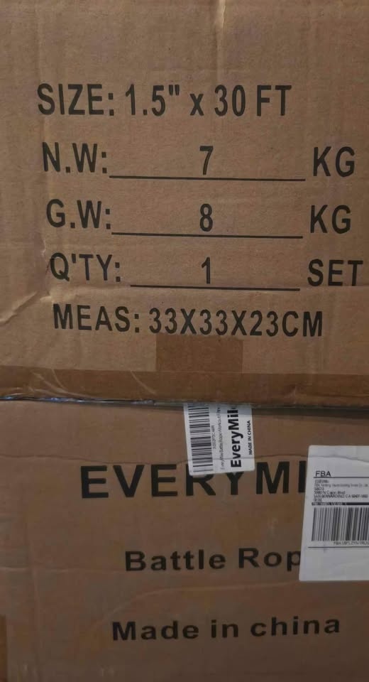 EVERYMILE BATTLE ROPE WITH ANCHOR KIT LOT OF SIX - photo 4