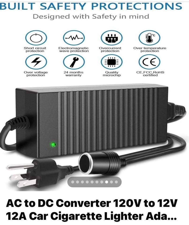 110v AC to 12v DC Converter - photo 2