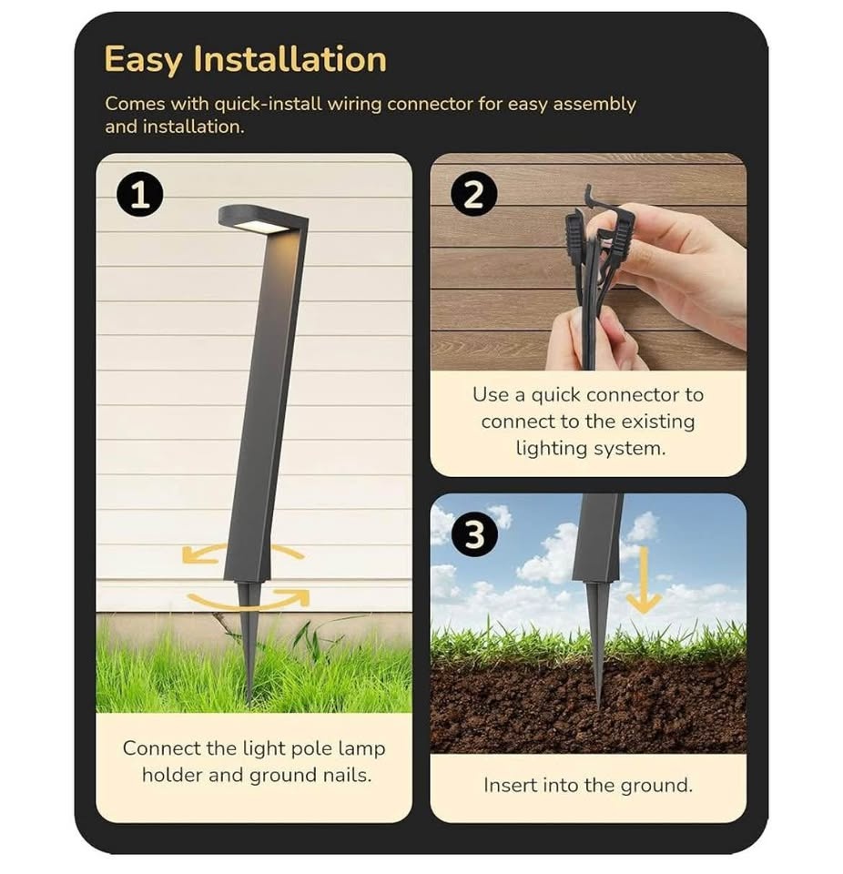 Pathway landscape lighting - photo 3
