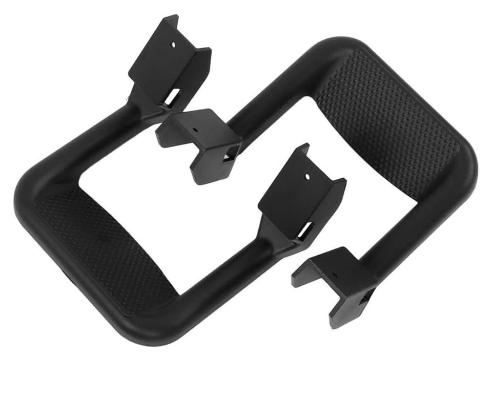 2 Pc Black Powder Coated Truck Side Step Set w/ Brackets - photo 2