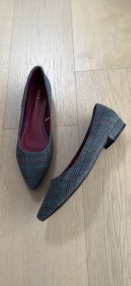 Mast & Harbour Grey Woven Design Ballerinas - photo 2