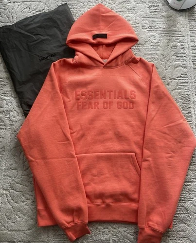 Essentials Hoodie pink Choral Size:small - photo 2