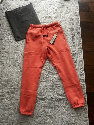 Essentials Pink Choral Sweatpants Cuffed Size: Small
