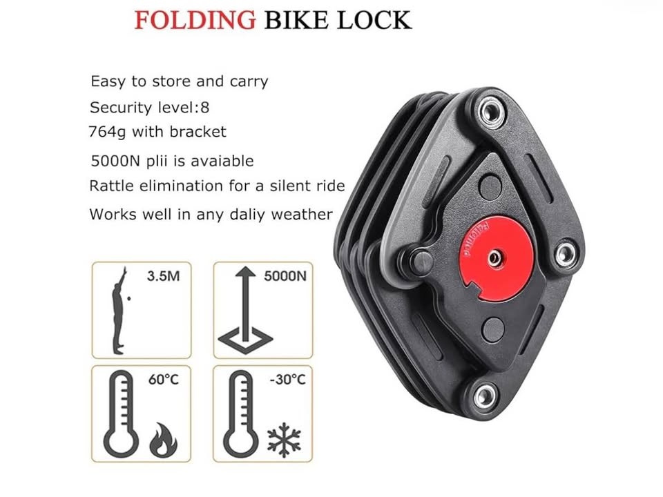 Folding Electric Scooter & Bike Lock - photo 4