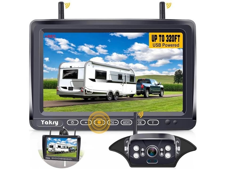 RV Backup Camera Wireless Plug and Play - Yakry Y27
