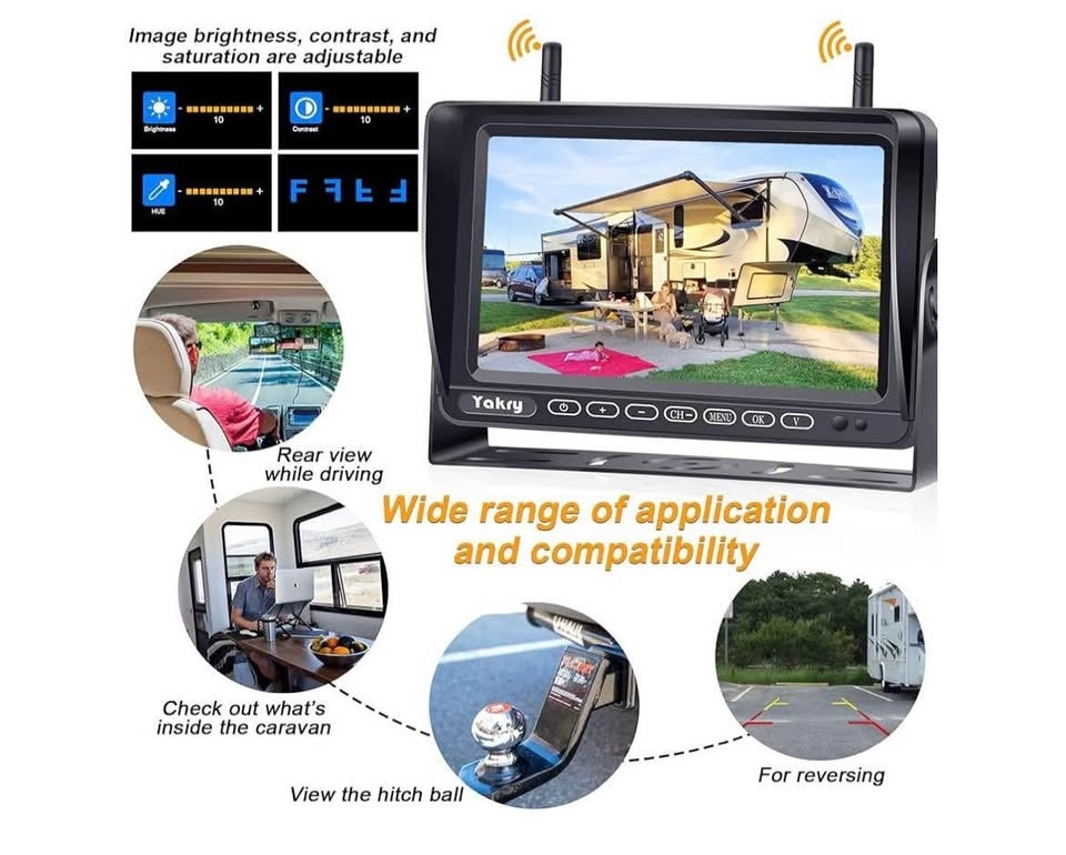 RV Backup Camera Wireless Plug and Play - Yakry Y27 - photo 2