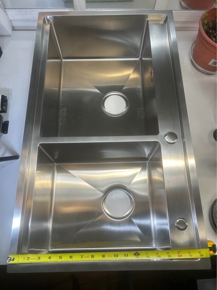 Double Stainless Steel Sink - New - photo 2
