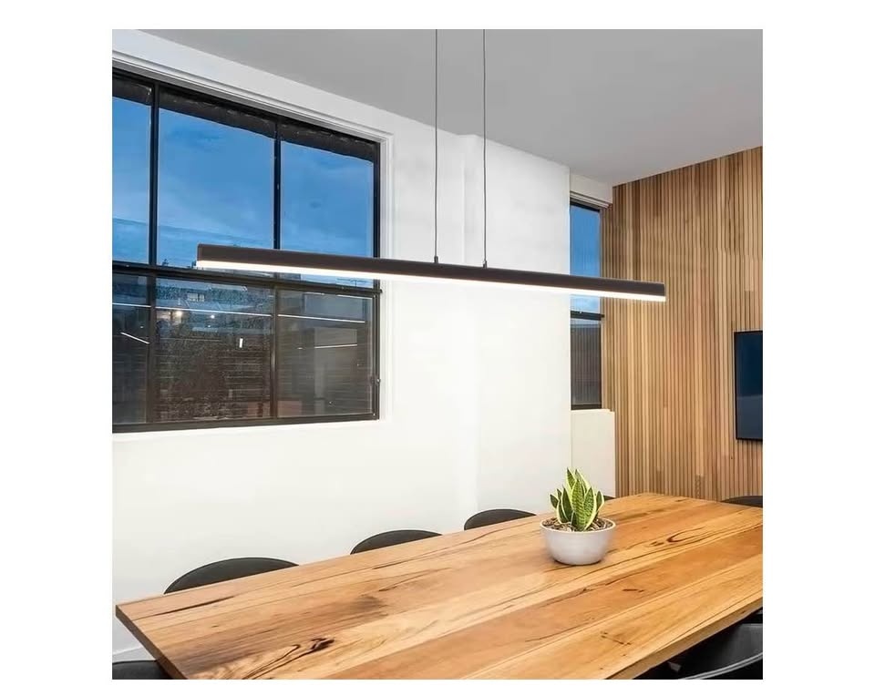 Dimmable Linear Pendant Light 20W LED Hanging Light Fixture