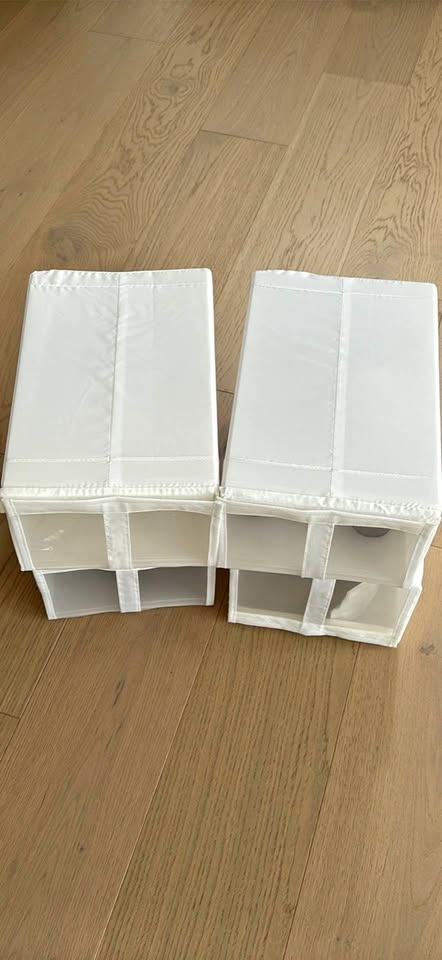 IKEA SKUBB Shoe Boxes - White (4 Pack)