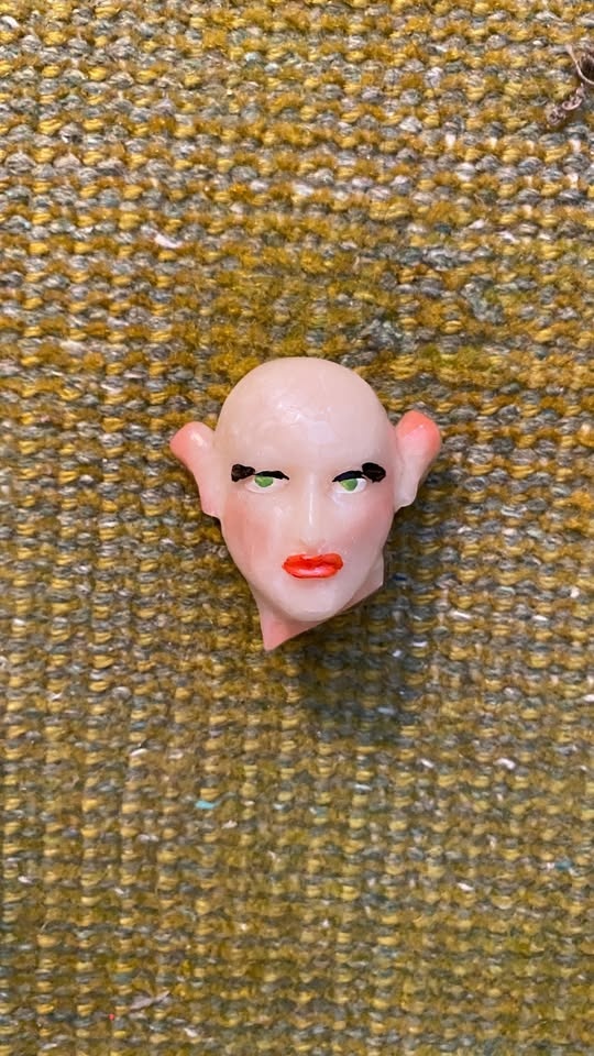 Handmade artist pin - photo 3