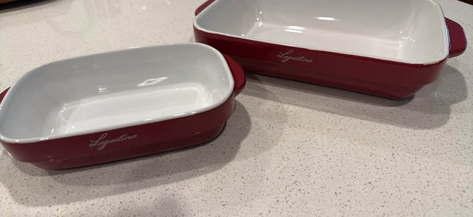Lagostina Ceramic Bakeware Set, Red, 2-pc - photo 2