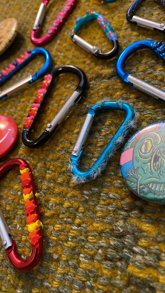 Art Pins & Flaming Carabiners - photo 2