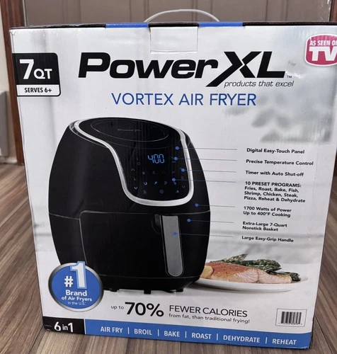 POWER XL Vortex 7QT Air Fryer SLATE PAF-7QB NEW - photo 2