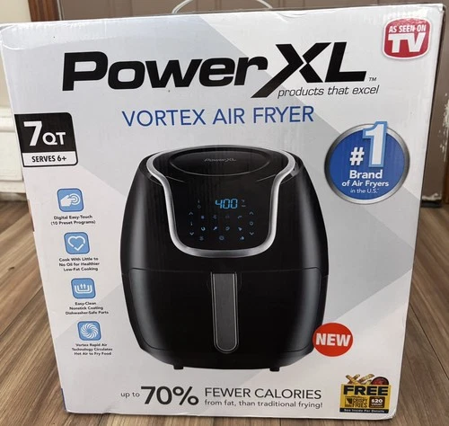 POWER XL Vortex 7QT Air Fryer SLATE PAF-7QB NEW - photo 4