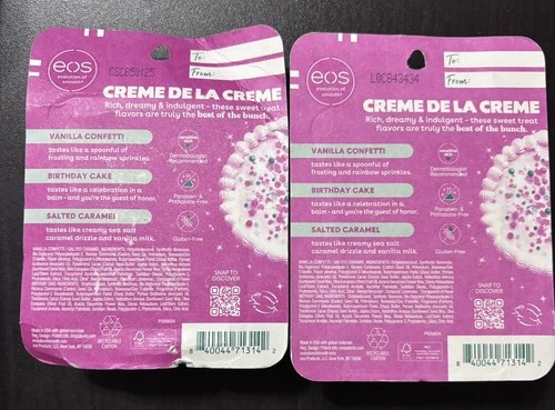 Lot Of 2 EOS Creme La Creme Super Balm Minis 3 Flavors Ea - photo 2