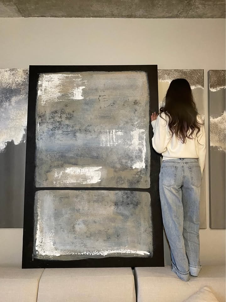Limited Sale Large 48x72” Painting Oversized Modern 6 Feet Tall