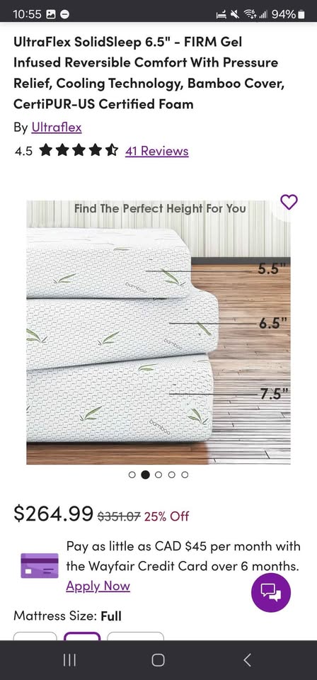 New Full/double mattress - photo 2
