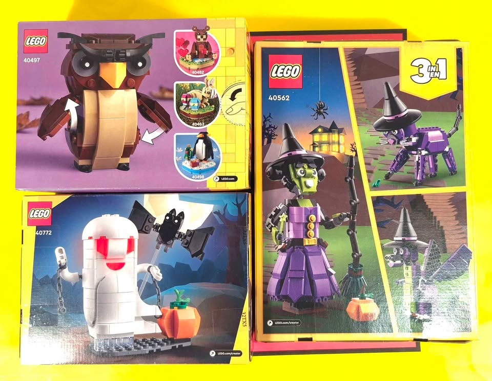 Lego Halloween Sets - Owl, Witch, Ghost - Retired 2022 - photo 2