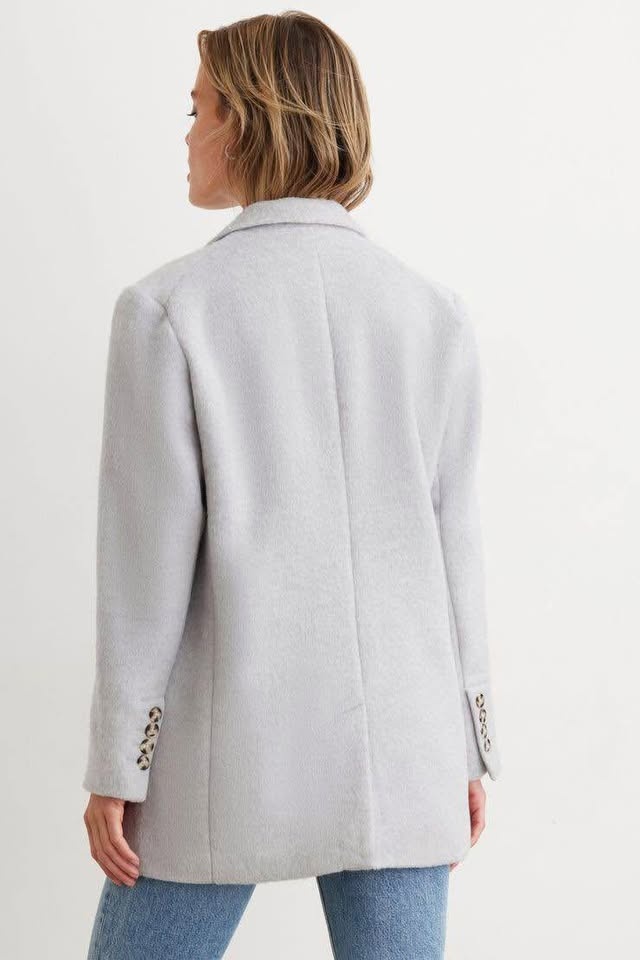Dynamite Blazer Coat Grey Mix Women’s - photo 4