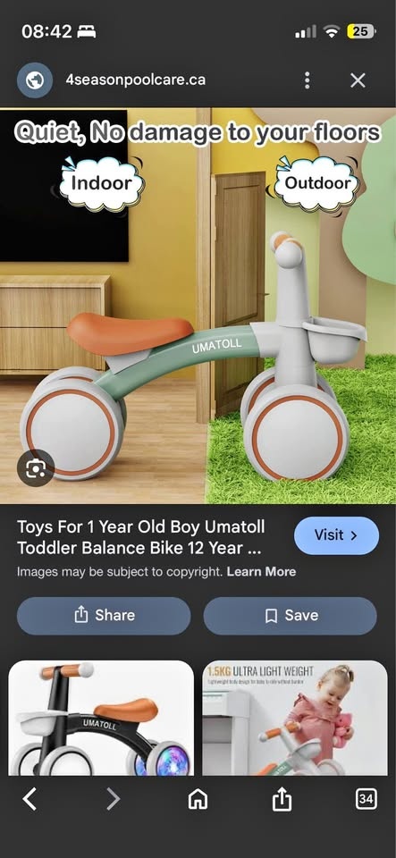 Baby balancing bike