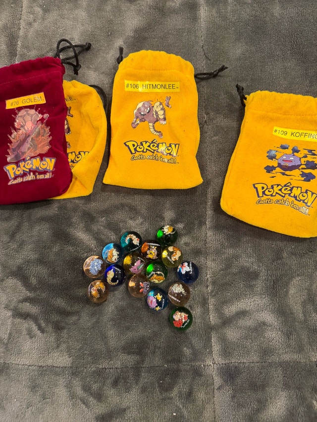 Pokemon marbles