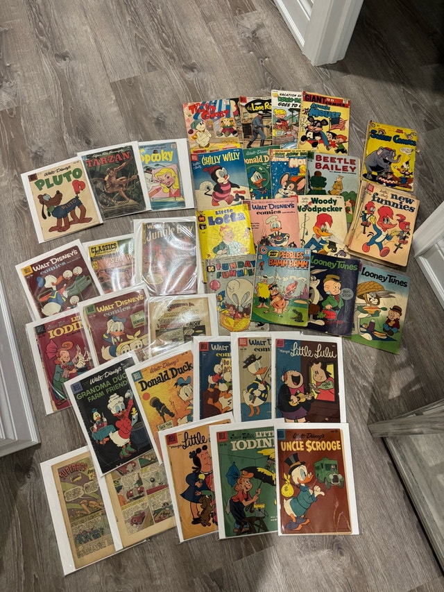 vintage comics 100$