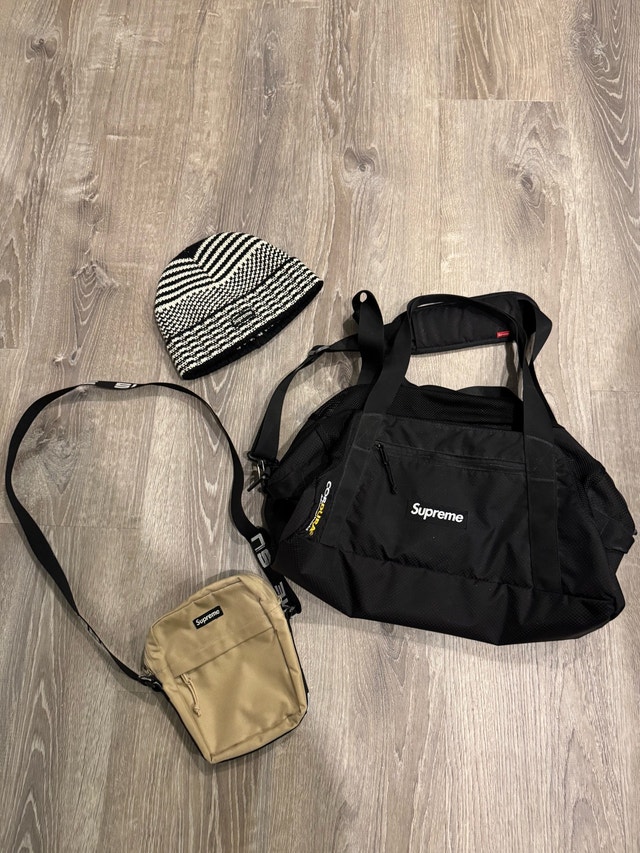 Supreme lot: North Face Parka, Peach Box Logo, Duffle, Shoulder - photo 2