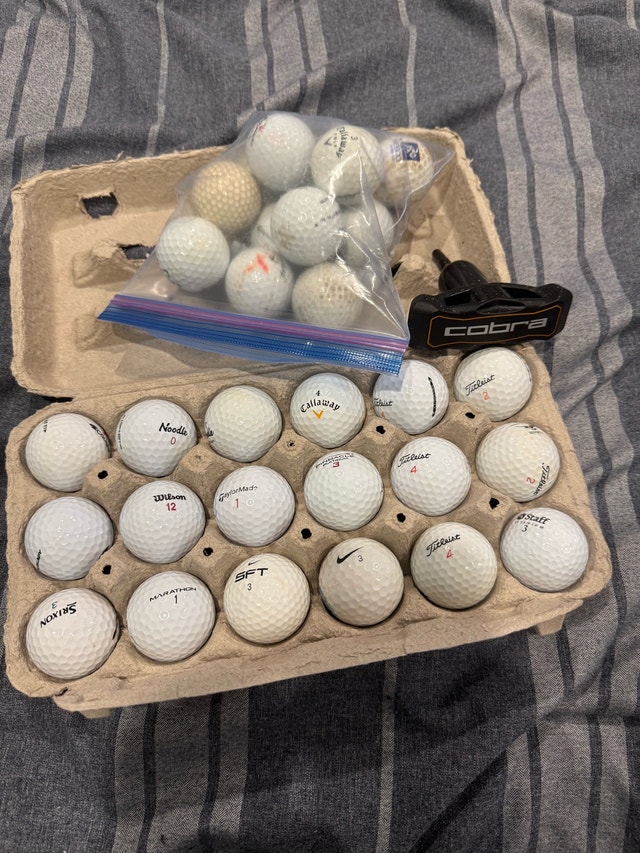 golf balls and cobra tool 40$ obo