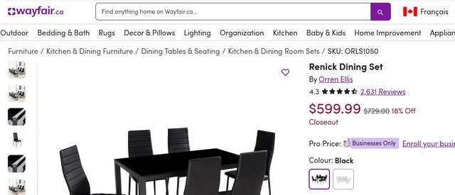 Sleek & Modern 6-Piece Black Dining Set – Excellent Condition - photo 3
