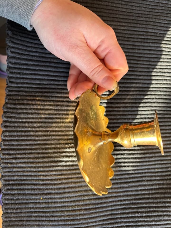 Vintage Brass Candle Holders (2) - photo 2